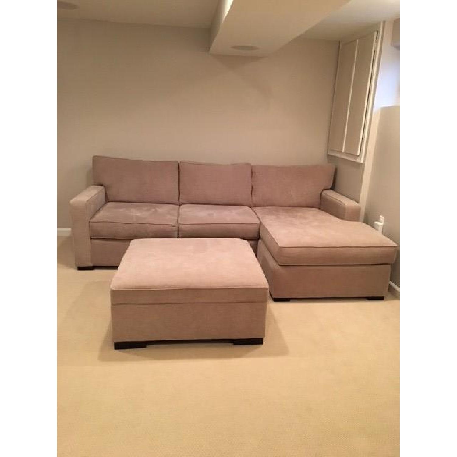 Macy's 3-Piece Fabric Sectional Sofa - image-1