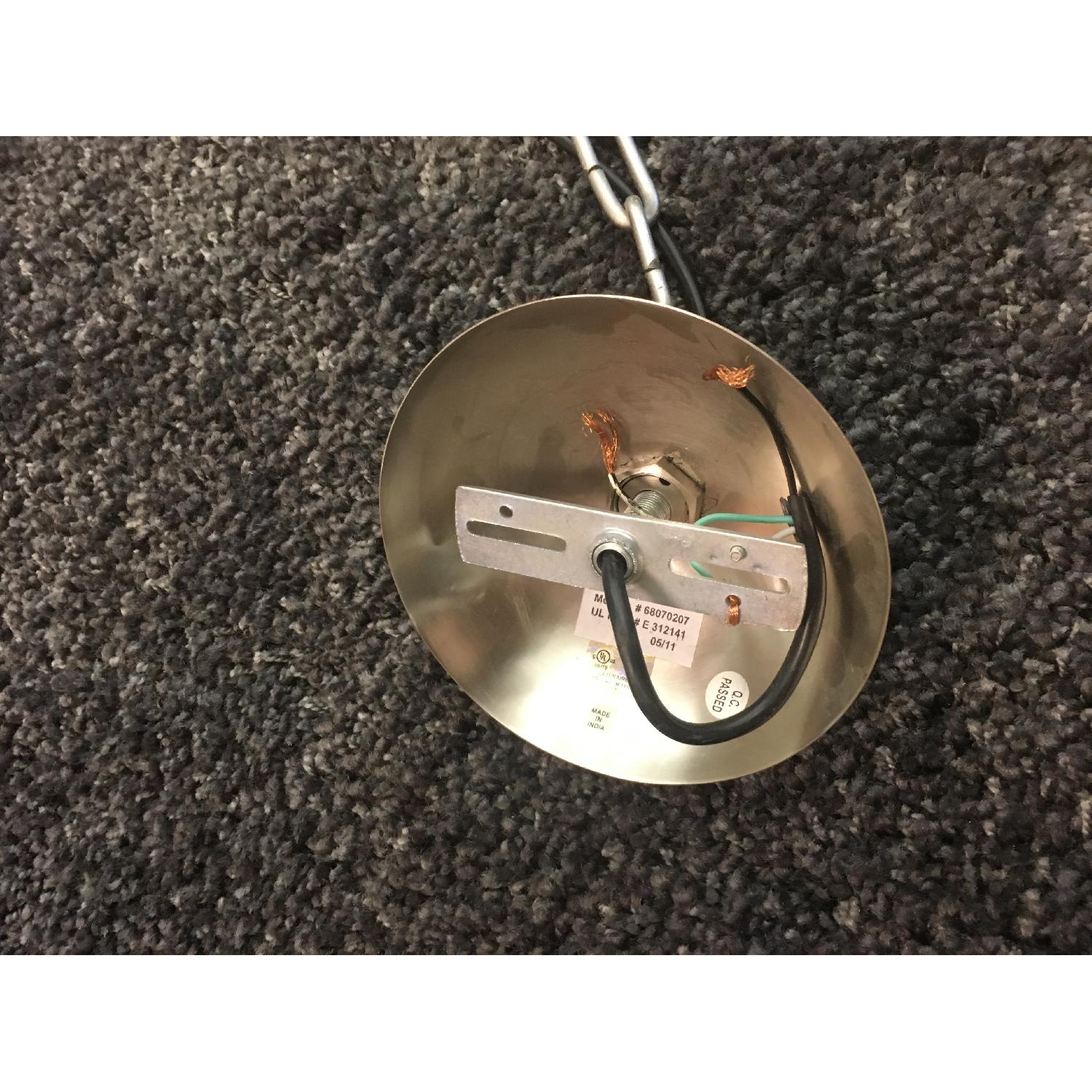 Restoration Hardware Vintage Belgian Factory Pendants - image-6