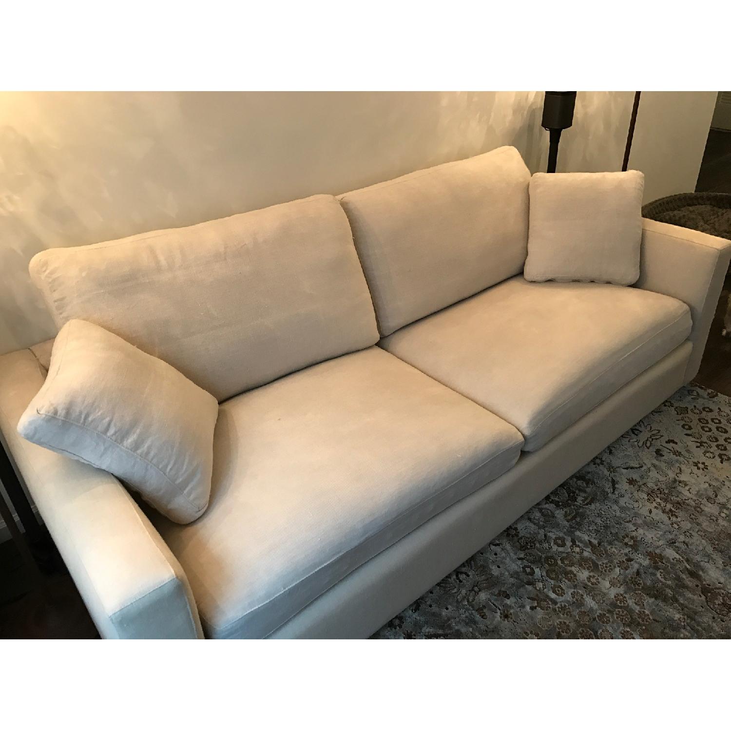 ABC Carpet and Home Cobble Hill Greenwich Linen Sofa - image-4