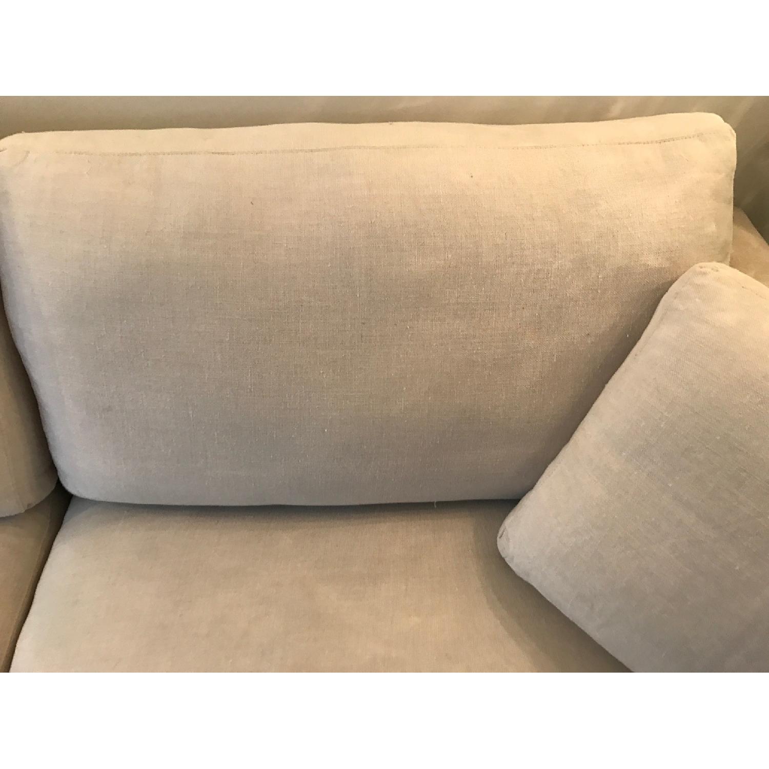 ABC Carpet and Home Cobble Hill Greenwich Linen Sofa - image-8