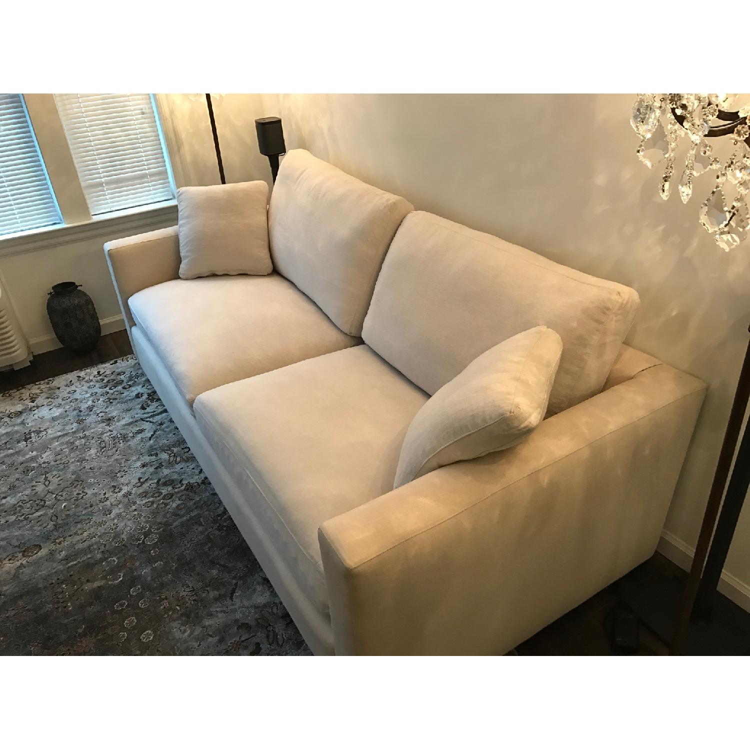 ABC Carpet and Home Cobble Hill Greenwich Linen Sofa - image-9