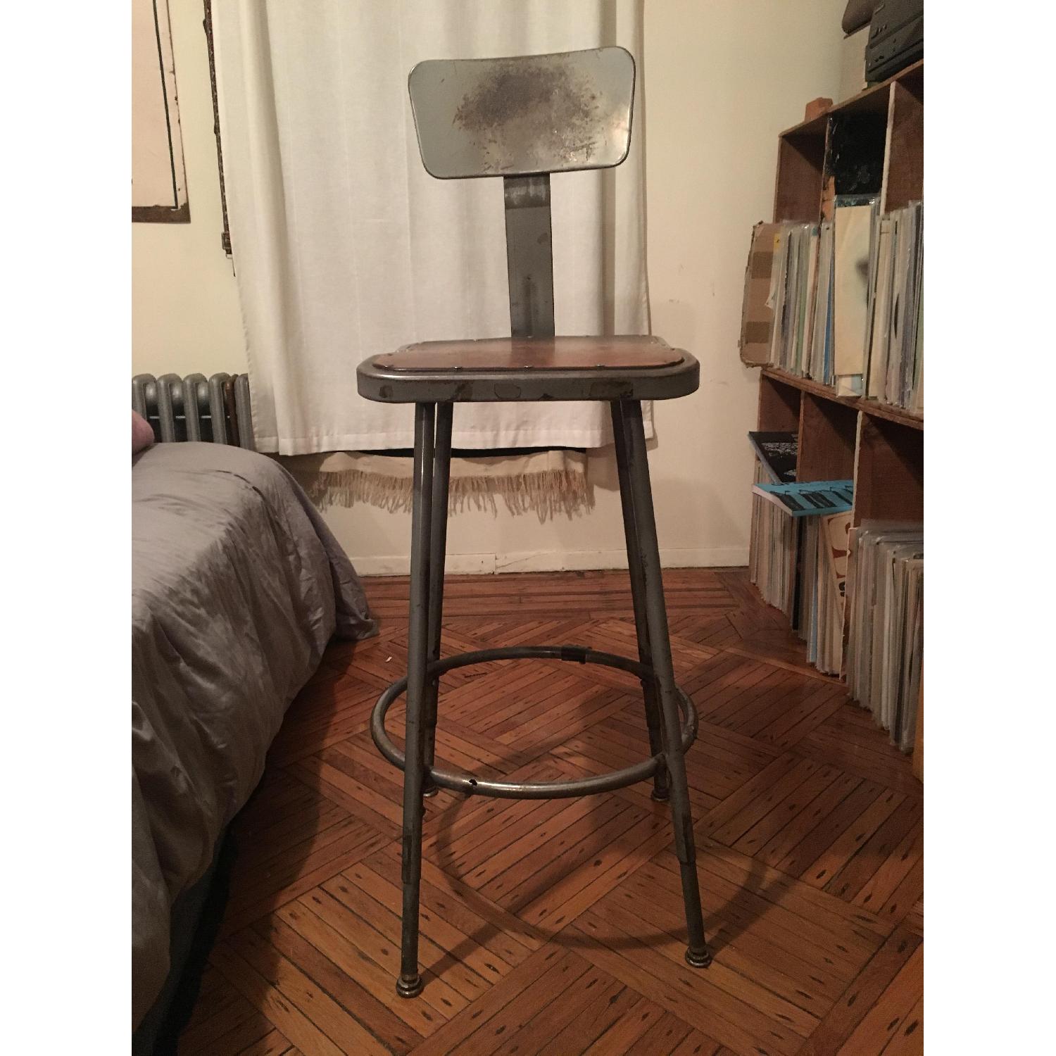Vintage Industrial Bar Stools - image-6