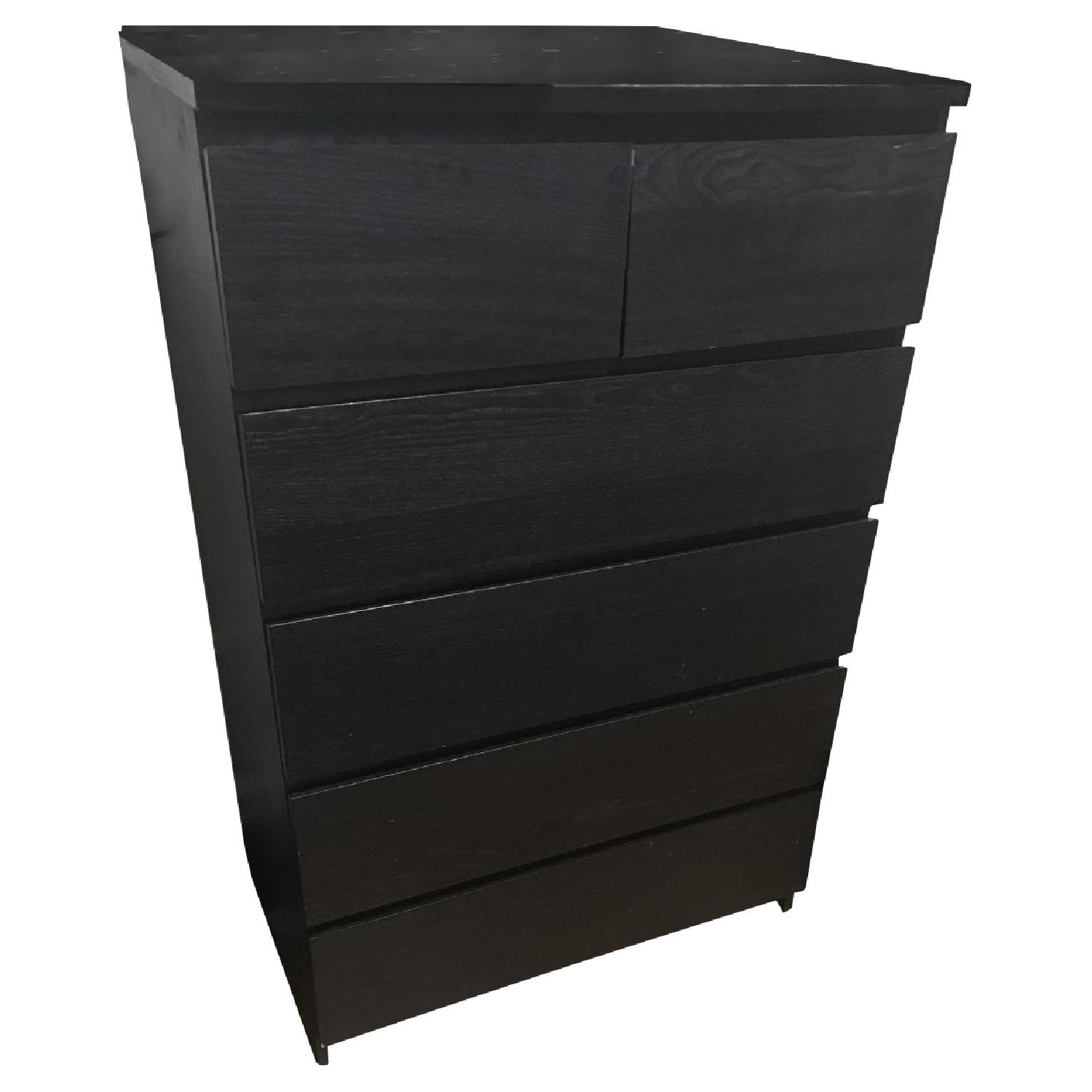 Ikea Malm 6 Drawer Dresser - image-0
