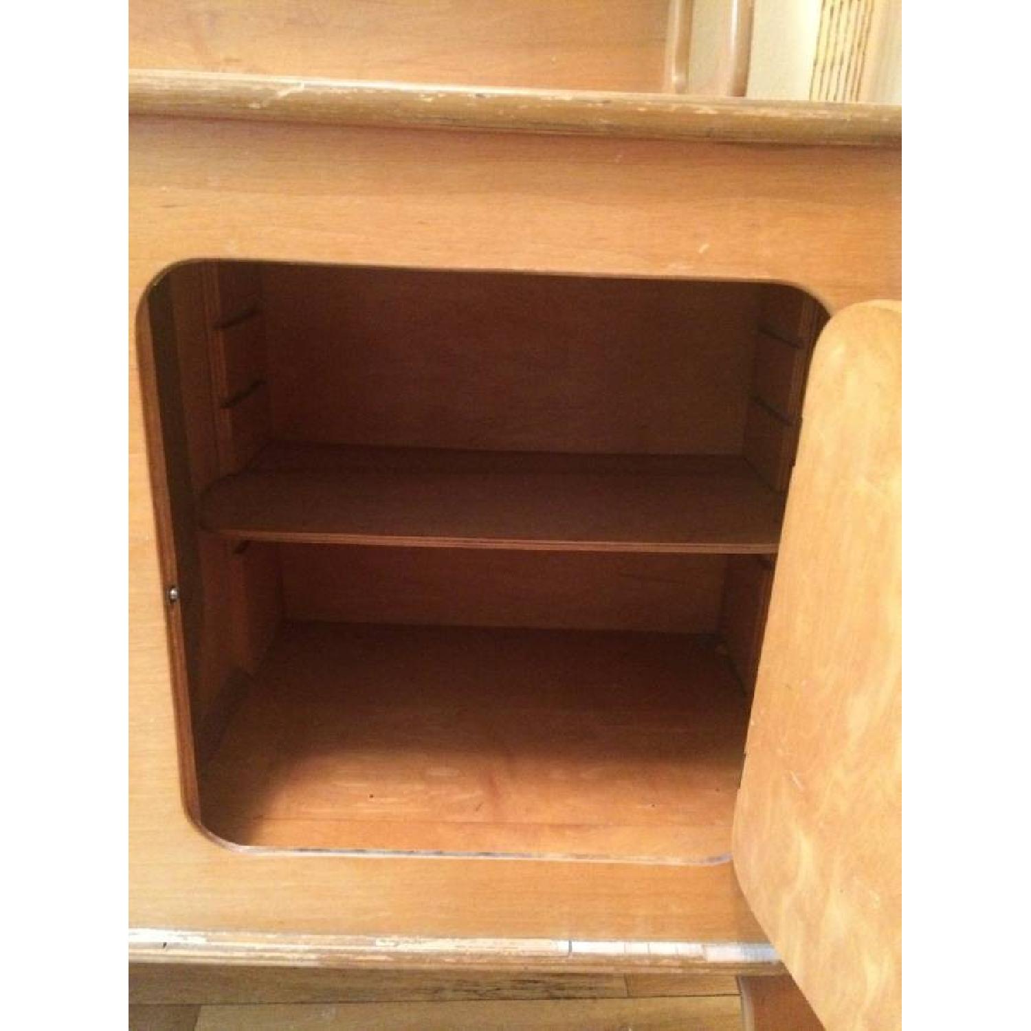 Vintage 1950s Thaden Jordan Birch Bentwood Buffet w/ Hutch - image-2