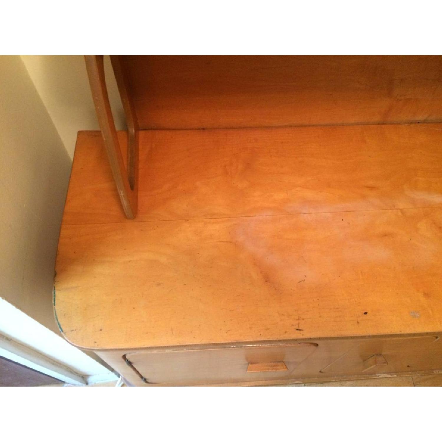 Vintage 1950s Thaden Jordan Birch Bentwood Buffet w/ Hutch - image-3