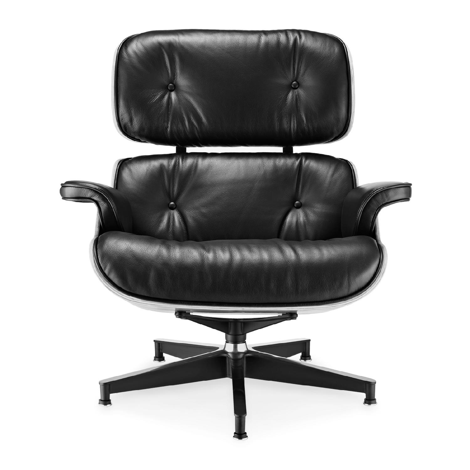Eames Lounge Chair Replica in Black - image-2