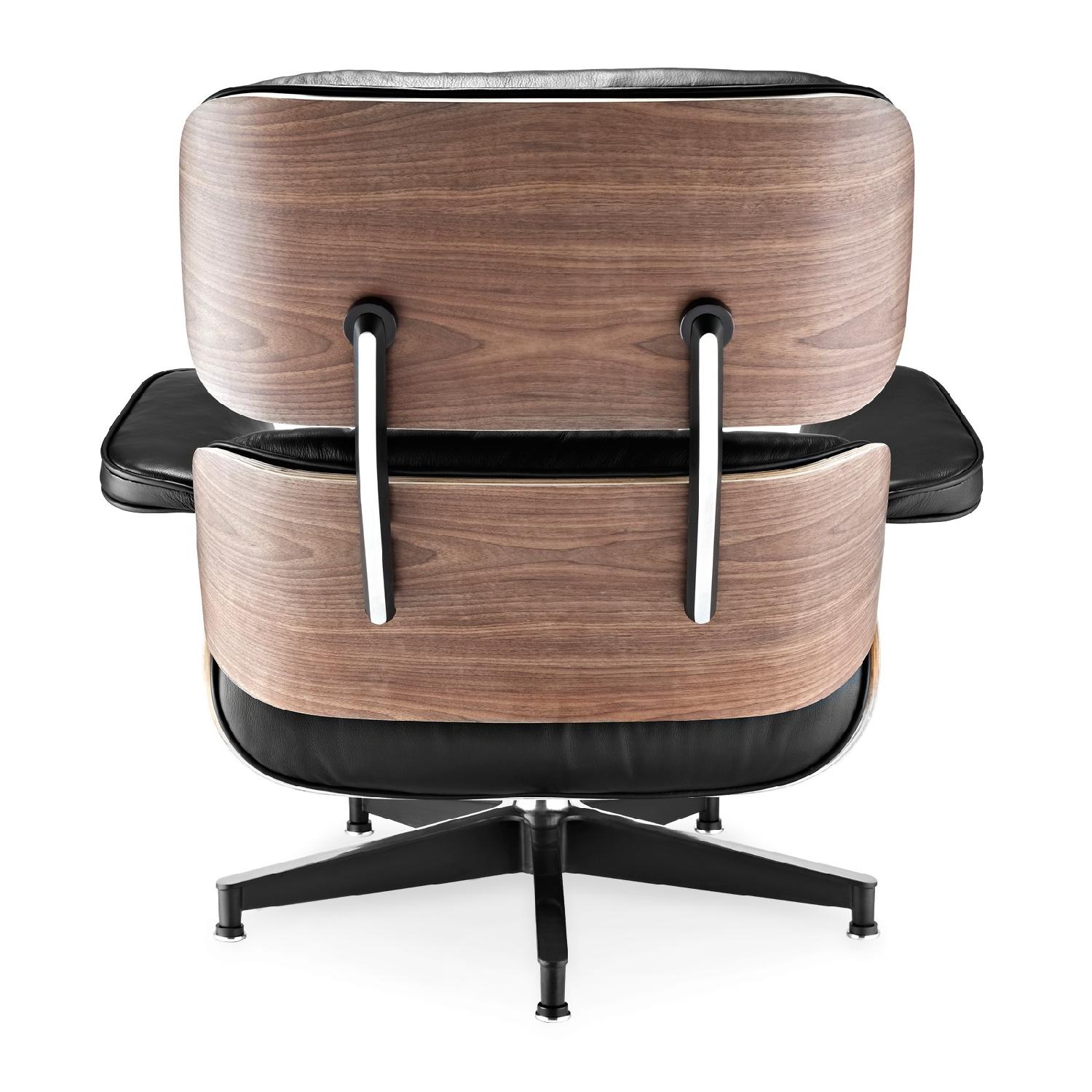 Eames Lounge Chair Replica in Black - image-3