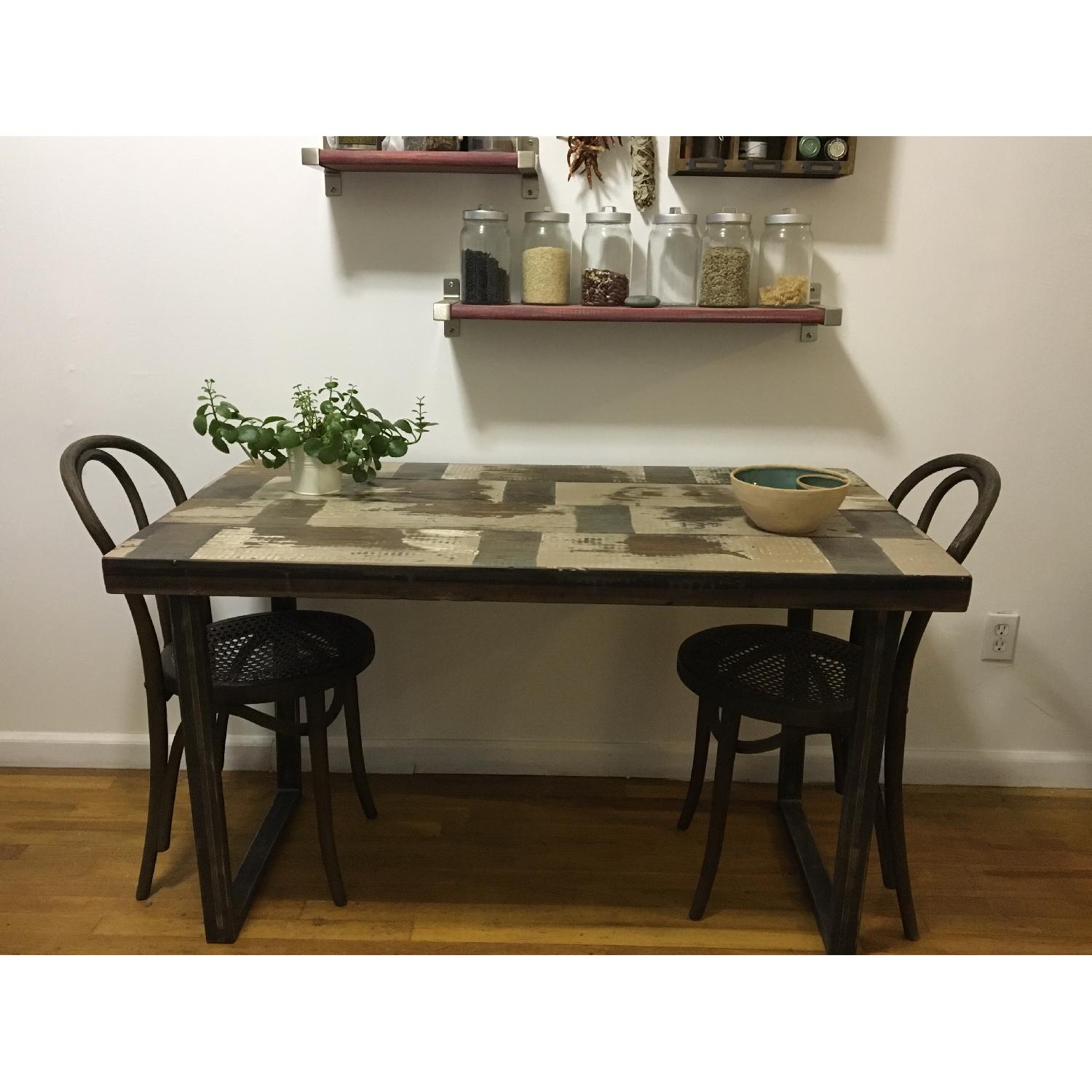 Handmade Reclaimed Wood Dining Table - image-1