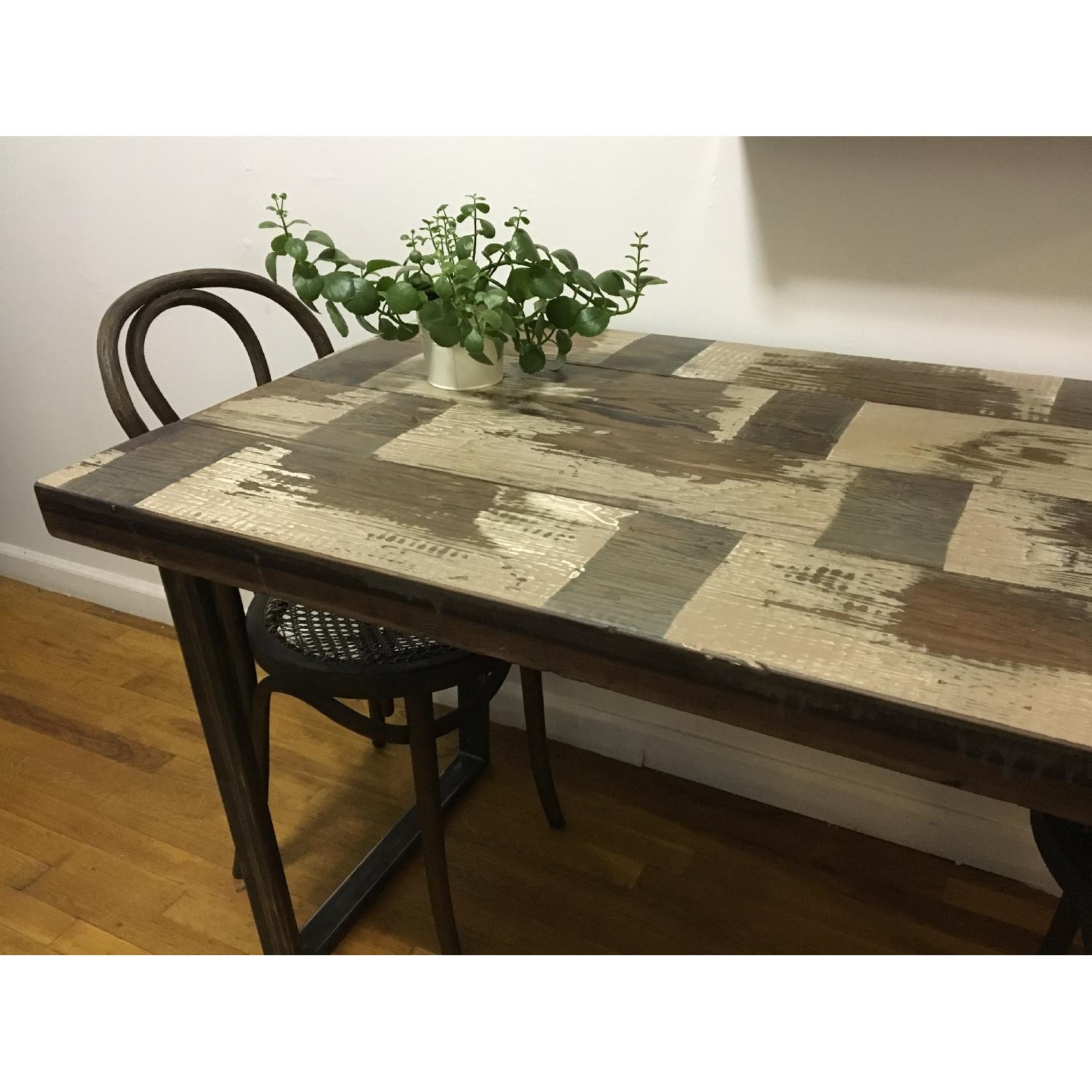 Handmade Reclaimed Wood Dining Table - image-2