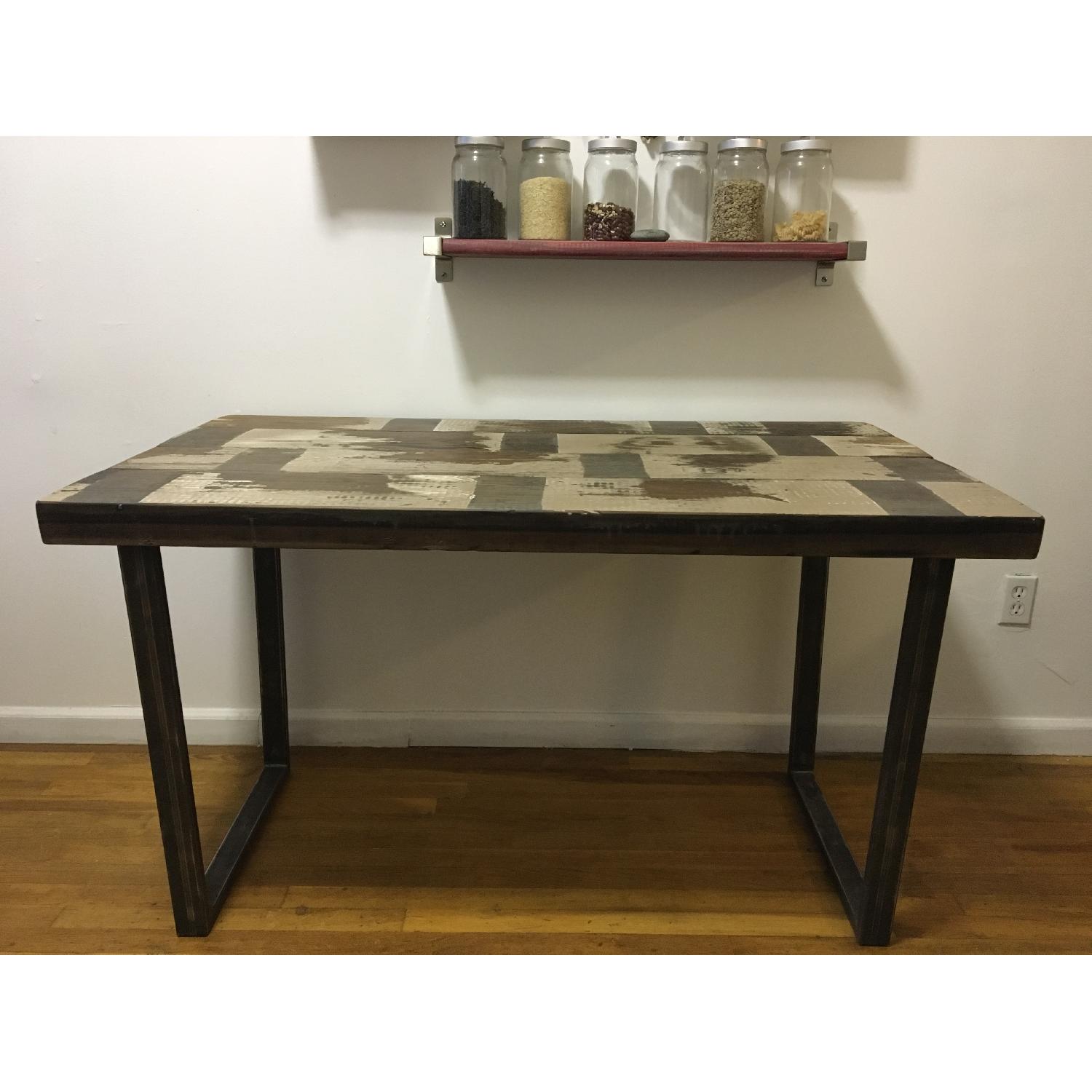 Handmade Reclaimed Wood Dining Table - image-4