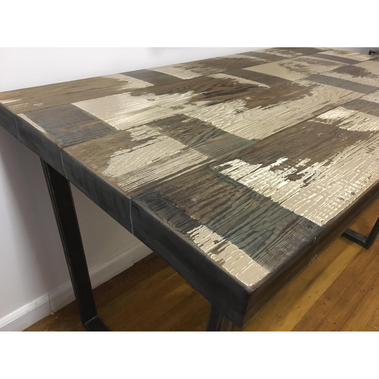 Handmade Reclaimed Wood Dining Table - image-5