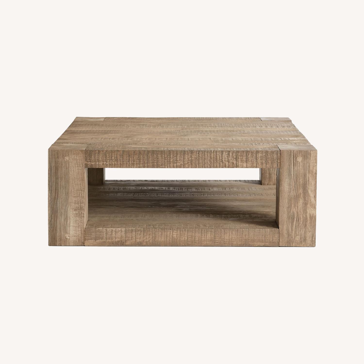 Pottery Barn Palisades Reclaimed Wood Coffee Table - image-0