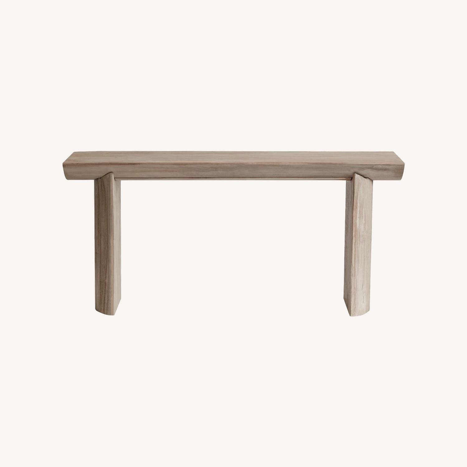 Pottery Barn Pismo Reclaimed Wood Console Table - image-0