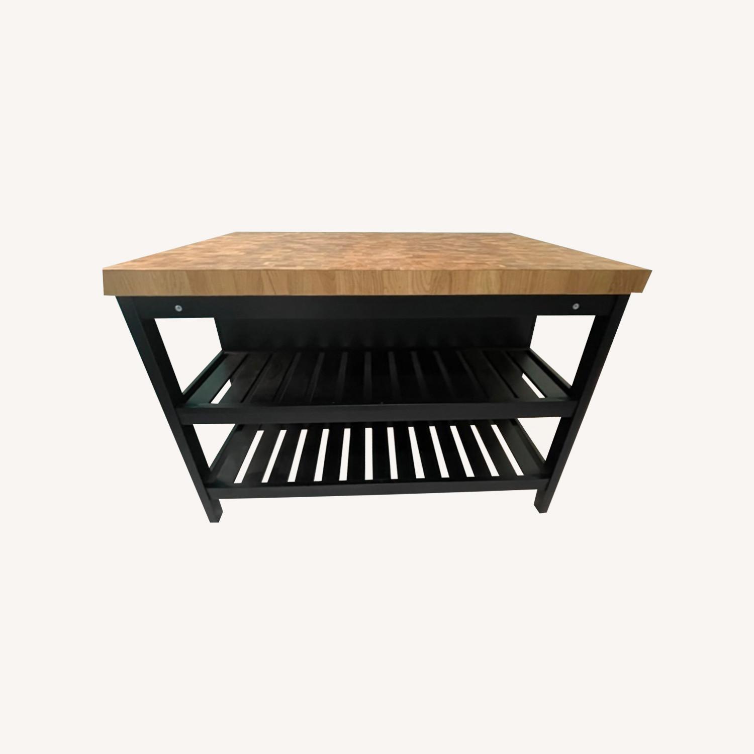 IKEA VADHOLMA Kitchen island, Butcher Block - image-0