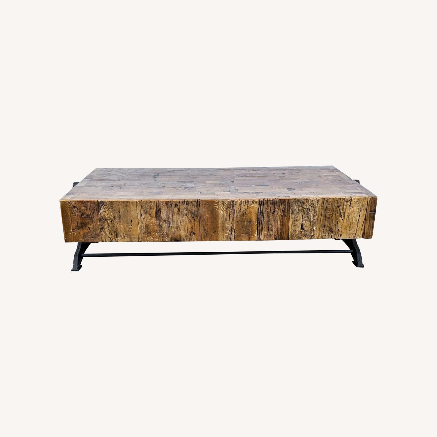 Restoration Hardware Reclaimed Wood Butcher Block - image-0