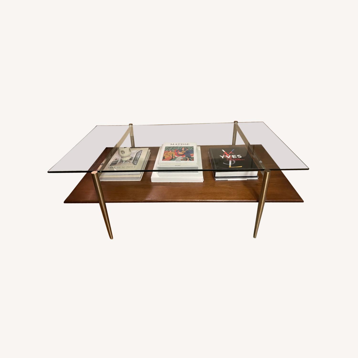 West Elm Mid-Century Art Display Coffee Table - image-0