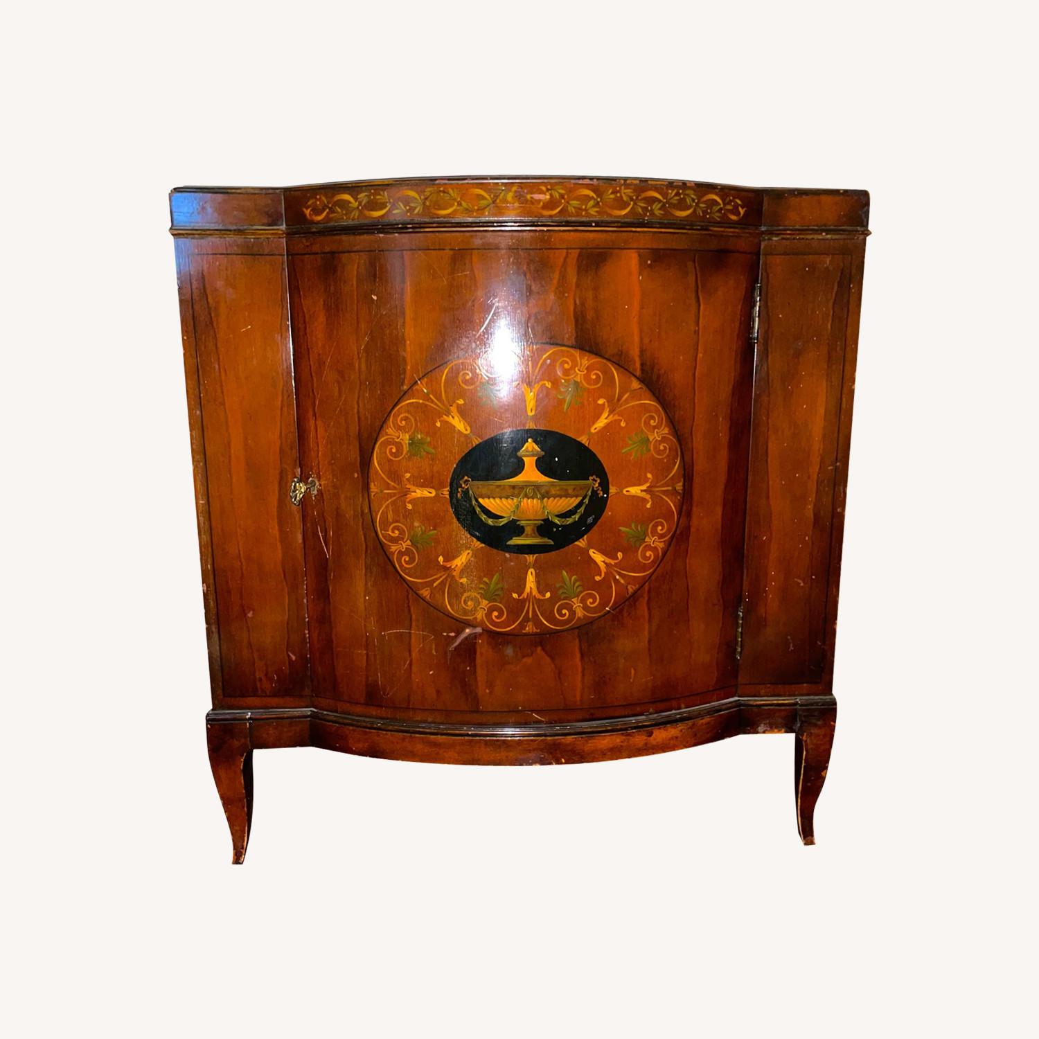 Adam Style Mahogany Commode - image-0