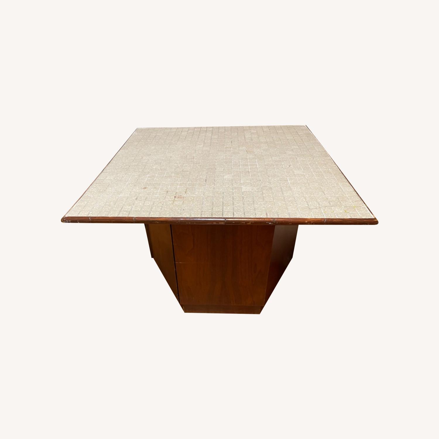 Lane MCM Tile Top Octagon Table - image-0