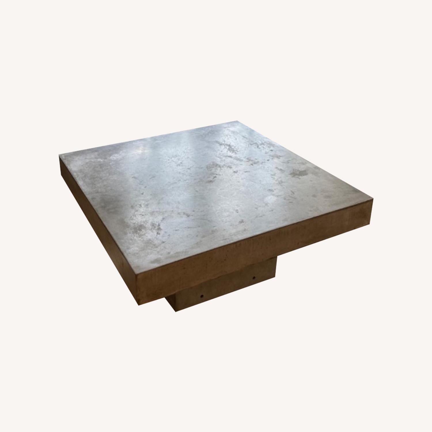CB2 Concrete Coffee Table - image-0