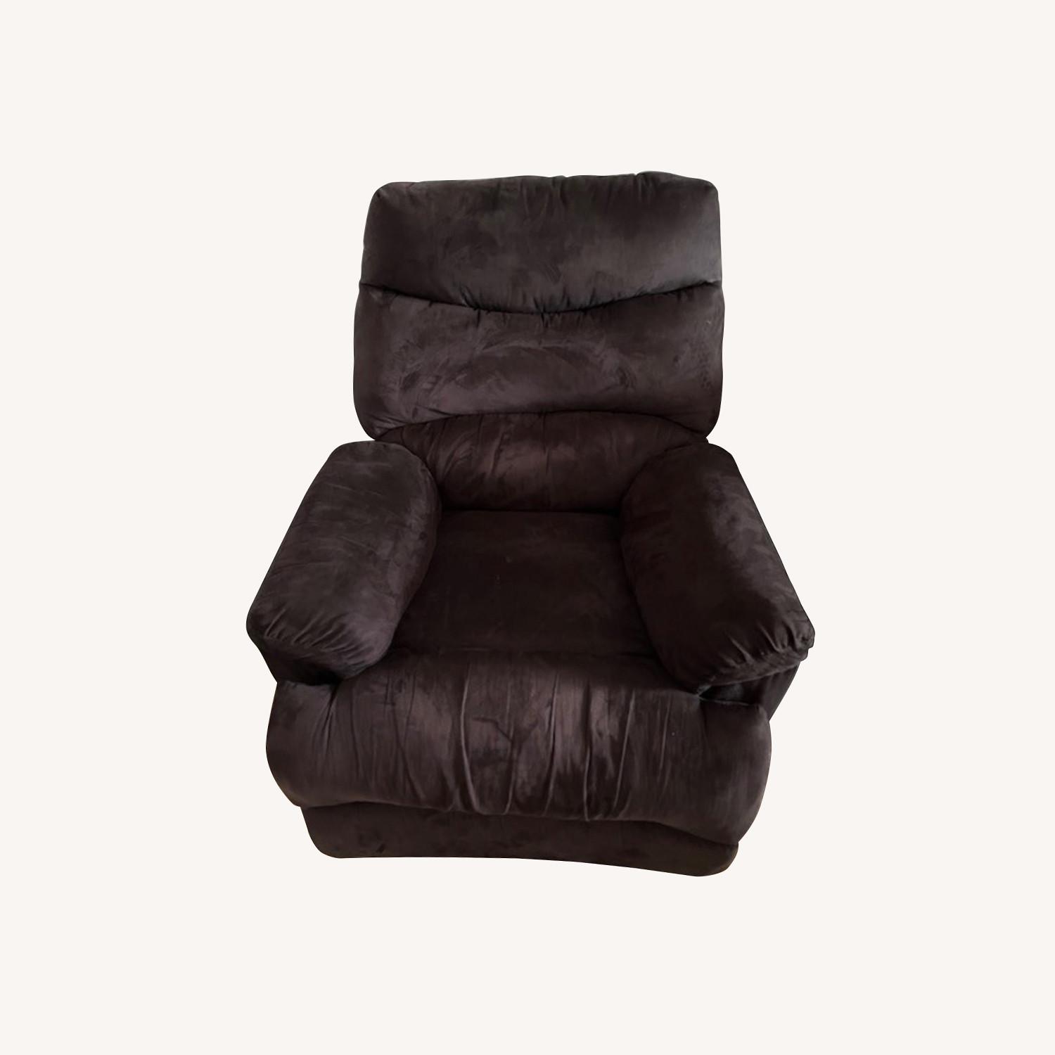 Container Store Set of Microfiber Recliners - image-0