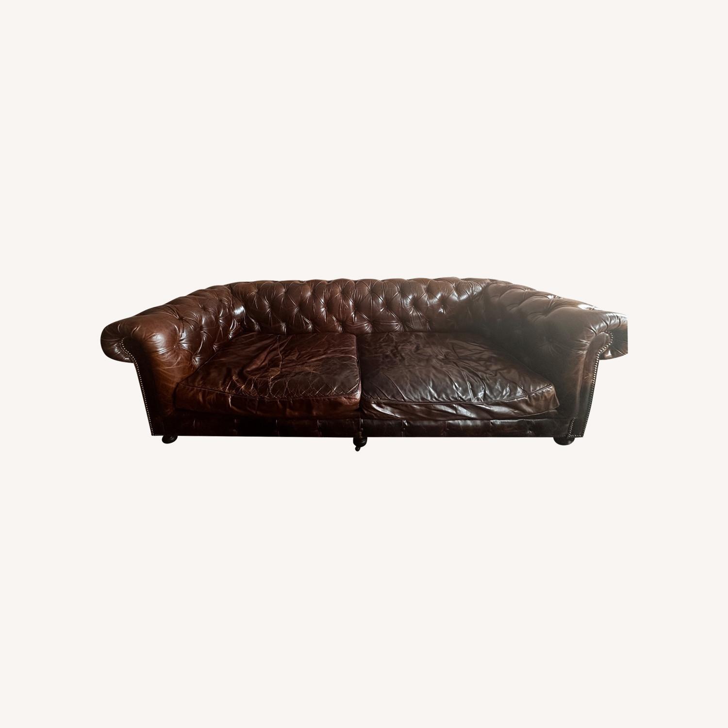 Restoration Hardware Chesterfield Kensington Sofa - image-0
