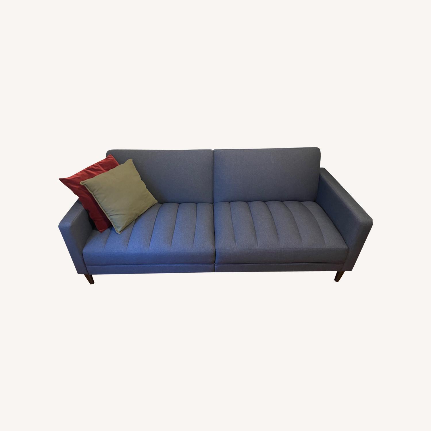 Walmart Blue Futon Queer Eye Collection - image-0