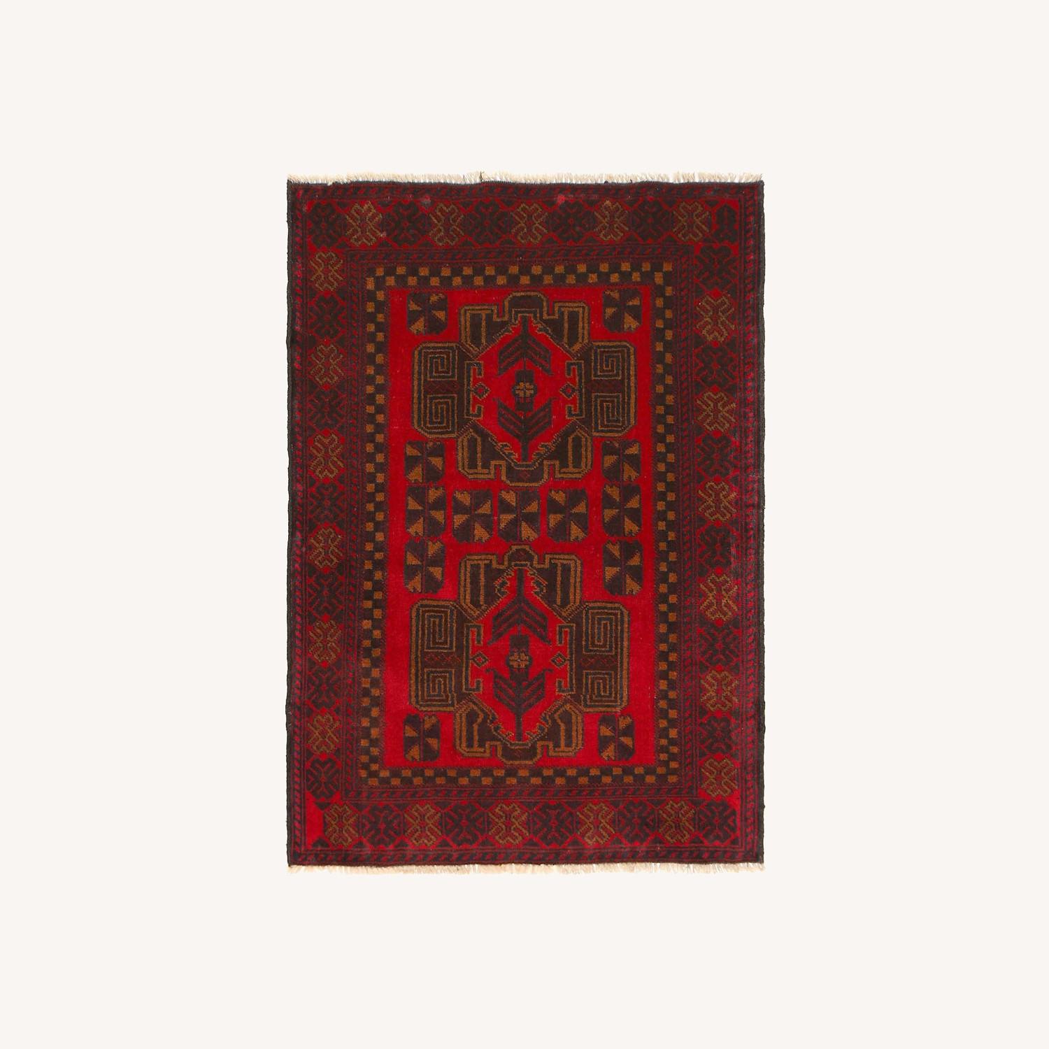 3' x 4' Red Color Quality Tribal Baluch Rug Q77 - image-0