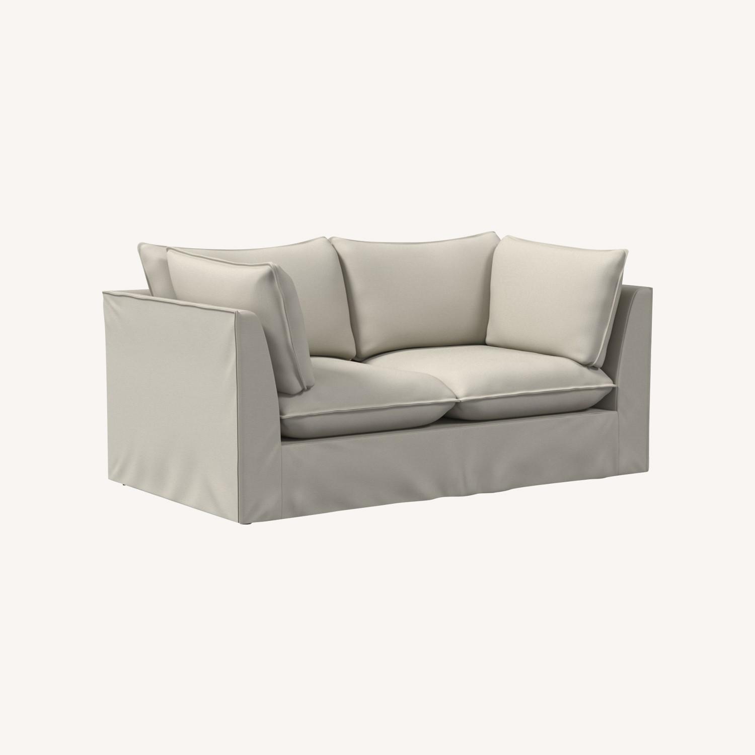 West Elm Bleecker Down-Filled Slipcover Sofa - image-0