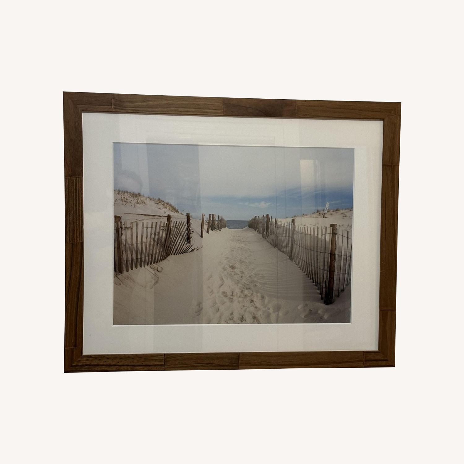 Beach Wall Art Print with Custom Wood Frame - image-0