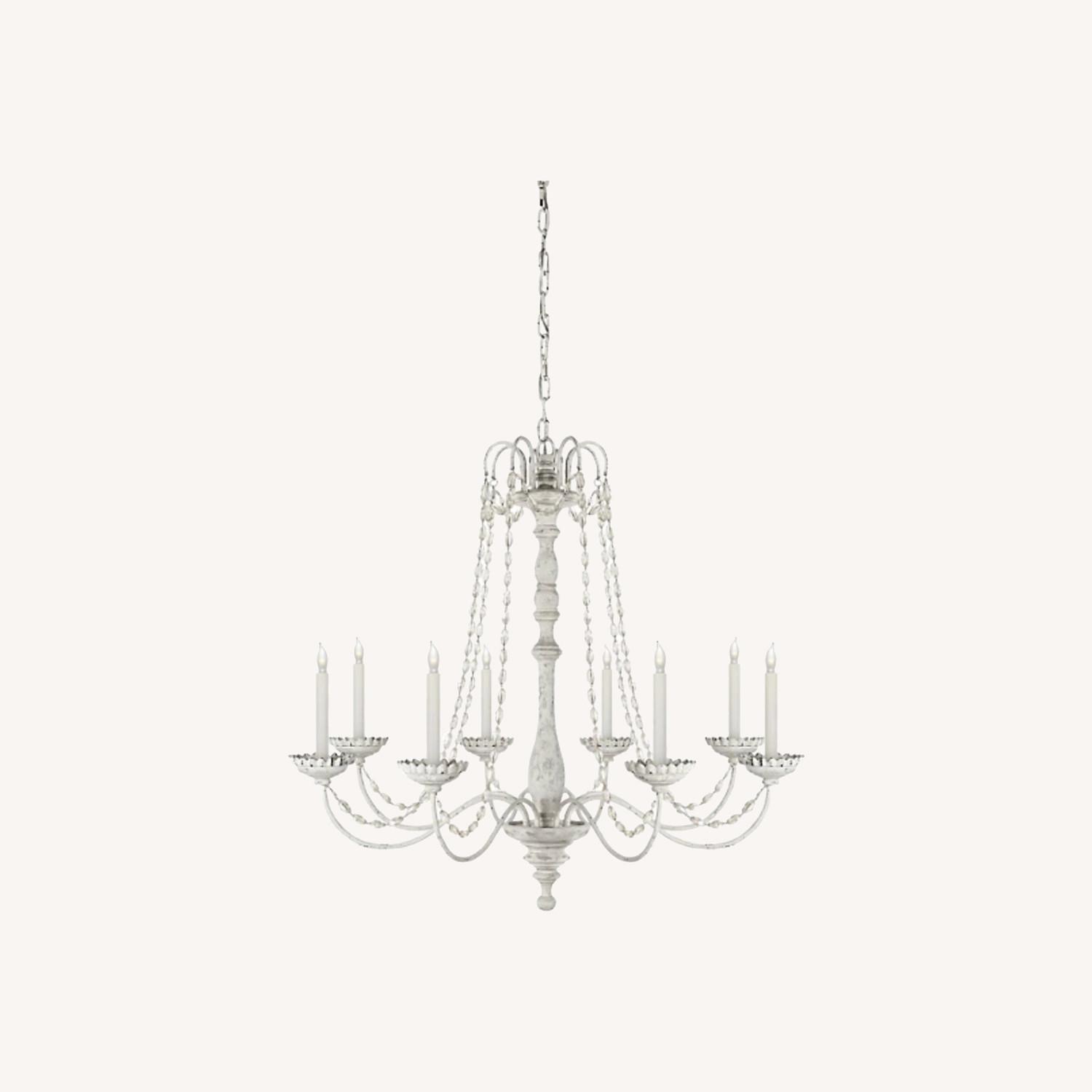 Visual Comfort White Chandelier - image-0