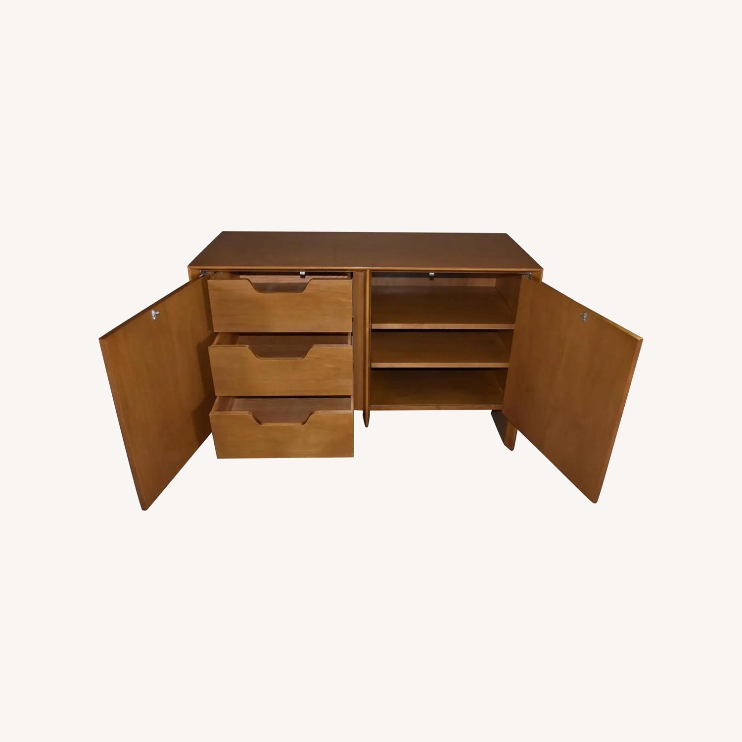 T.H. Robsjohn-Gibbings Two-Door MCM Credenza - image-0
