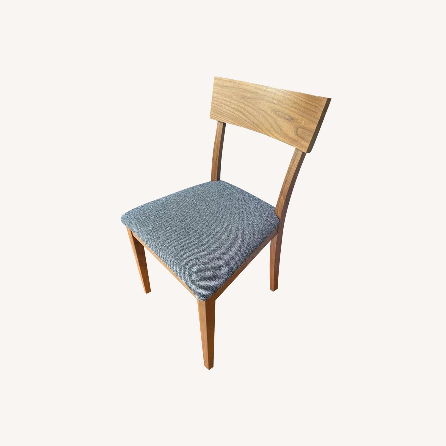 Room & Board Doyle Chairs (2) Walnut / Grey - image-0