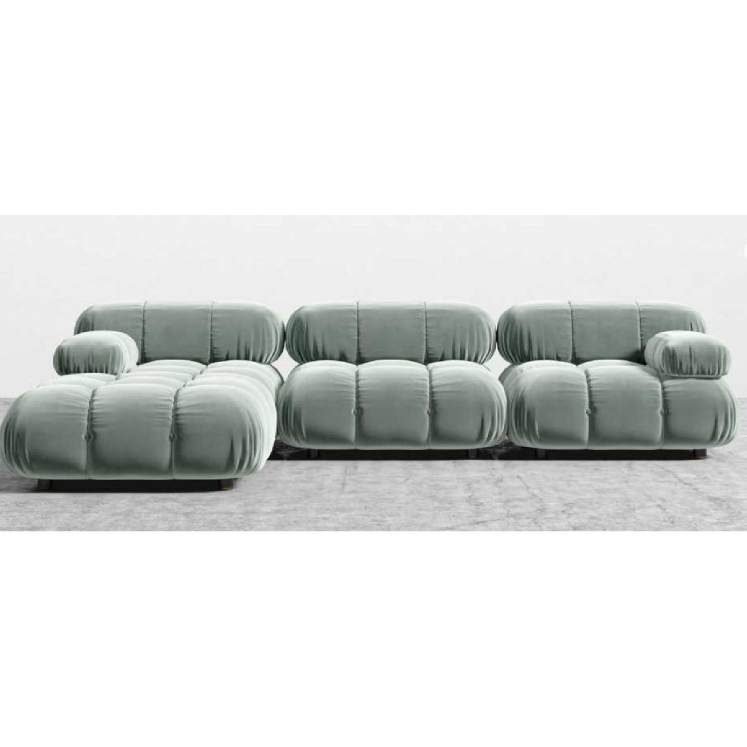 Rove Concepts Bellini Sofa Plush Velvet Moonstone - image-6