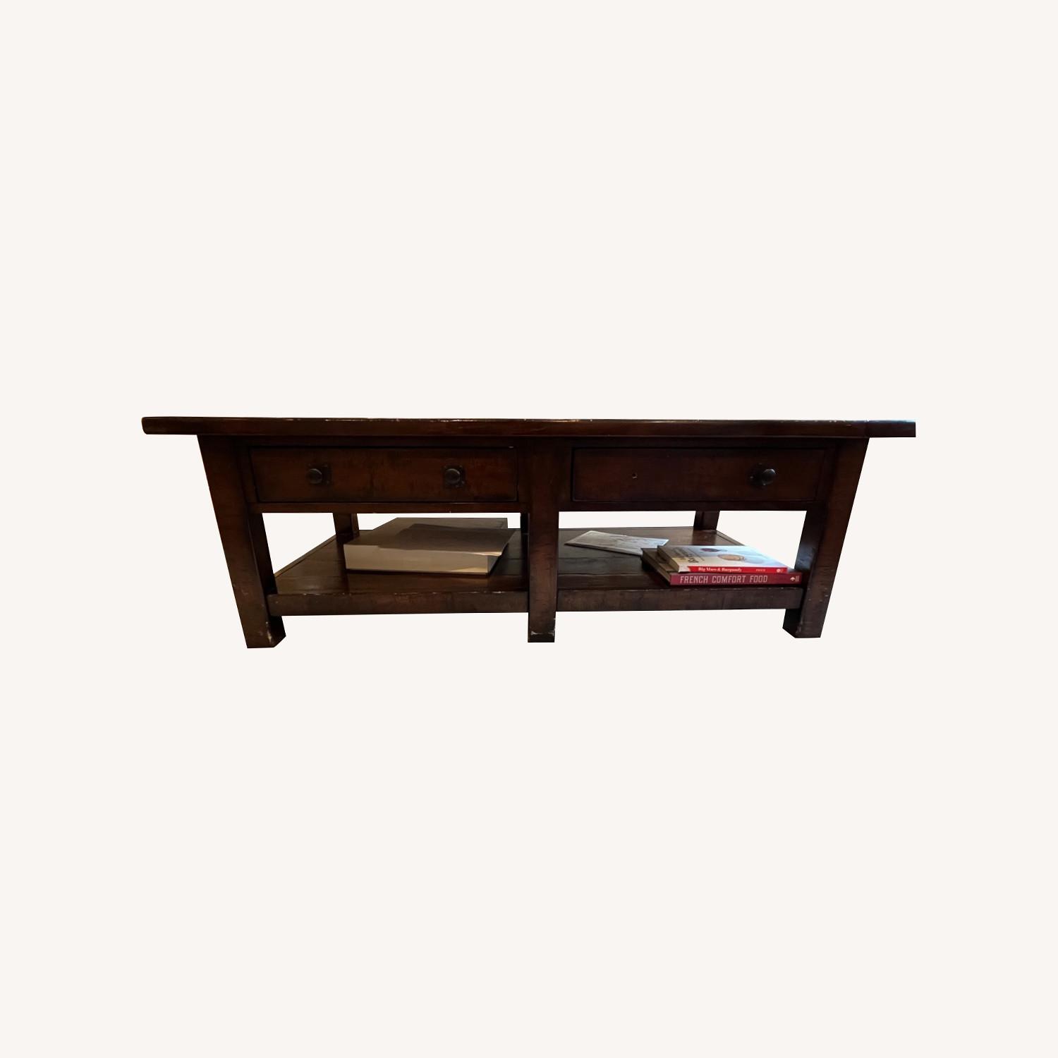 Pottery Barn Benchwright Rectangular Coffee Table - image-0