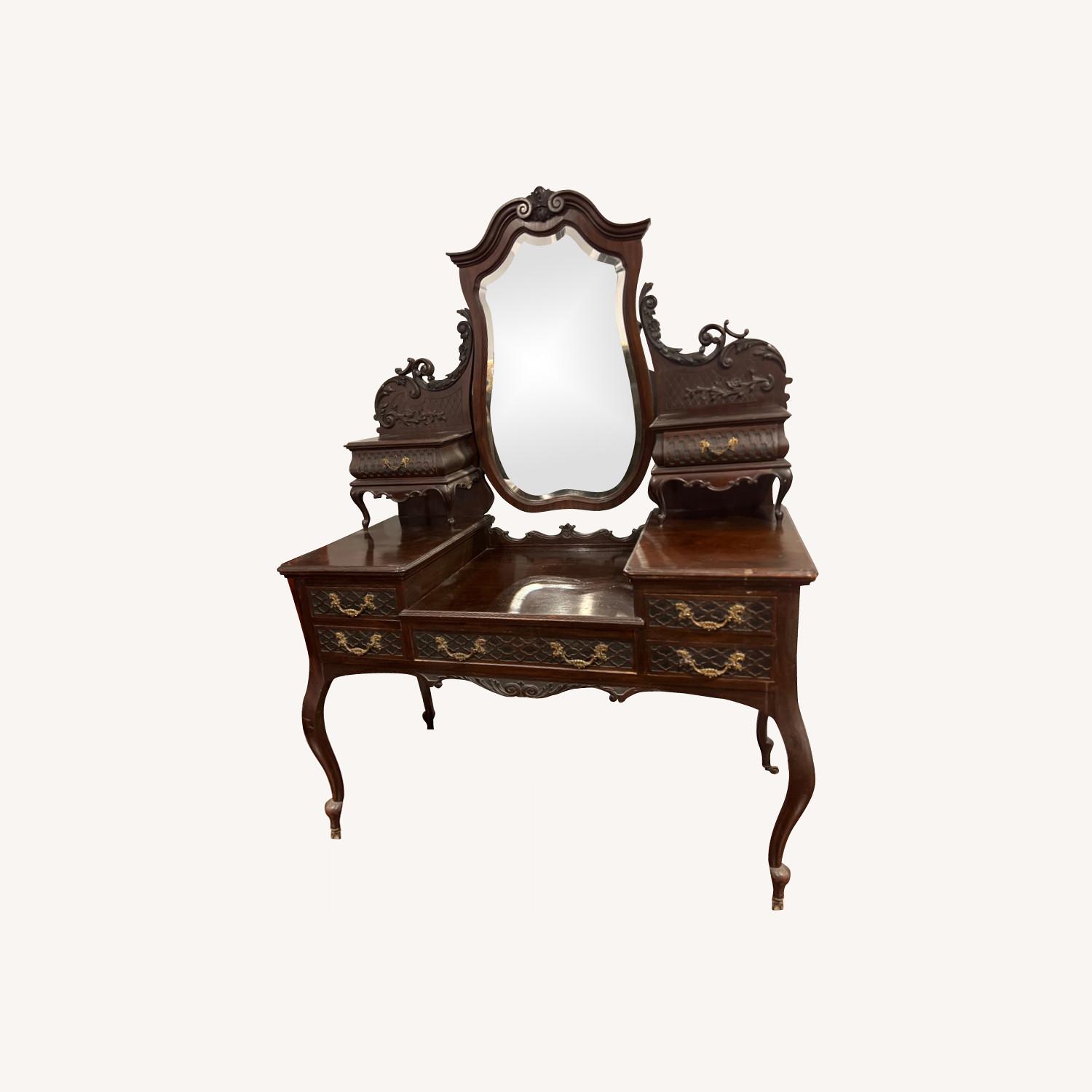 Antique Vanity Desk - image-0