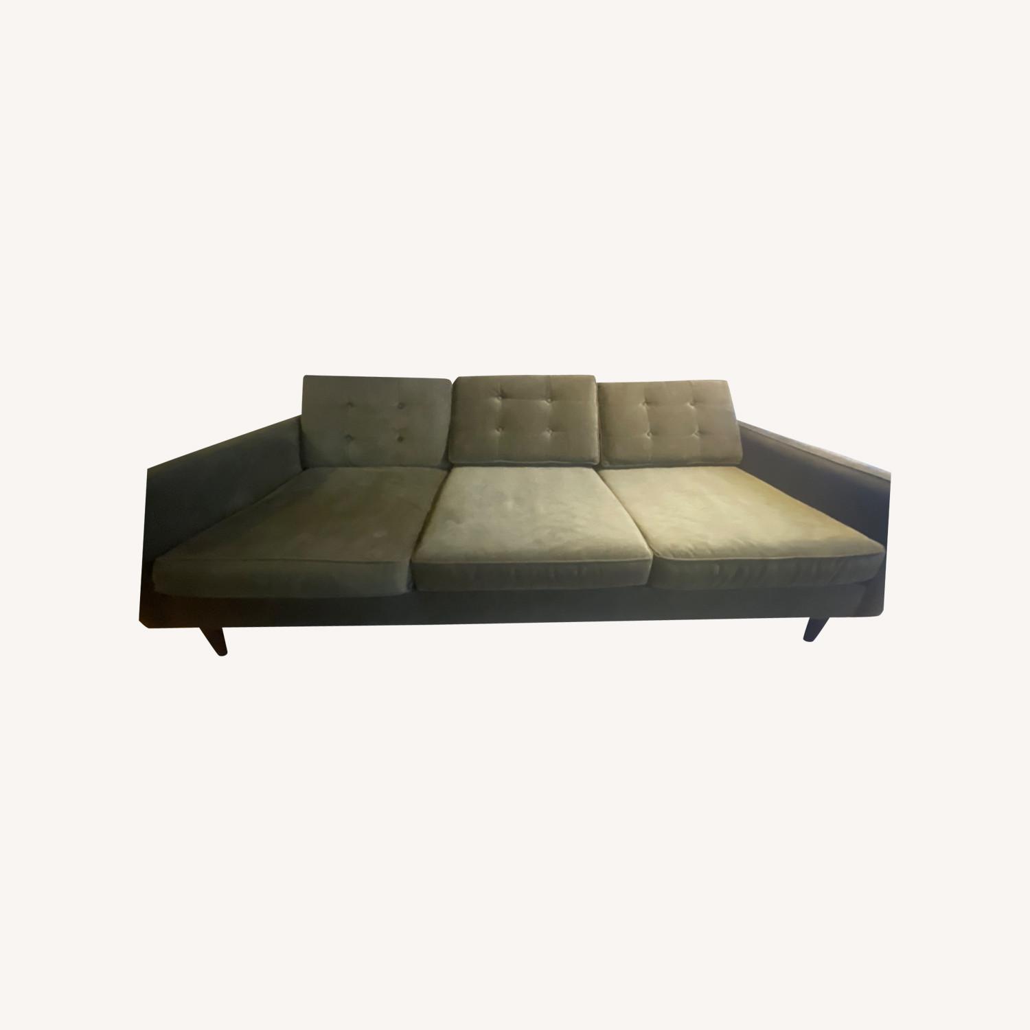West Elm Green Sofa - image-0
