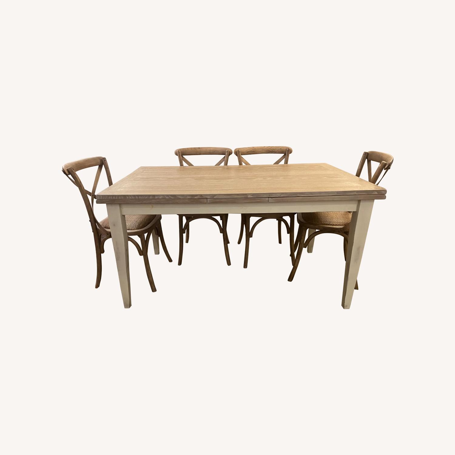 Farmhouse Arhaus Kitchen Table Arhaus Anduz Extending Dining Table