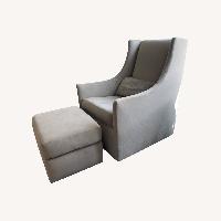 West Elm Graham Glider and Rocking Ottoman