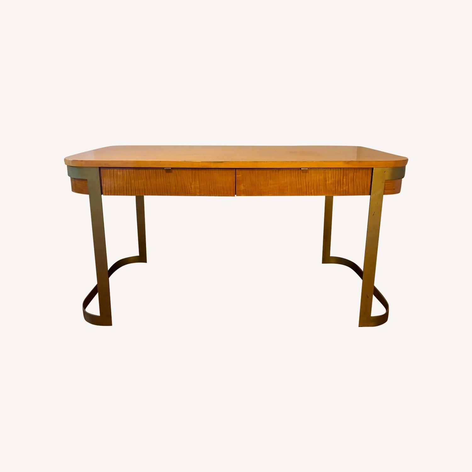 Mid-Century Modern Floating-Top Desk - image-0