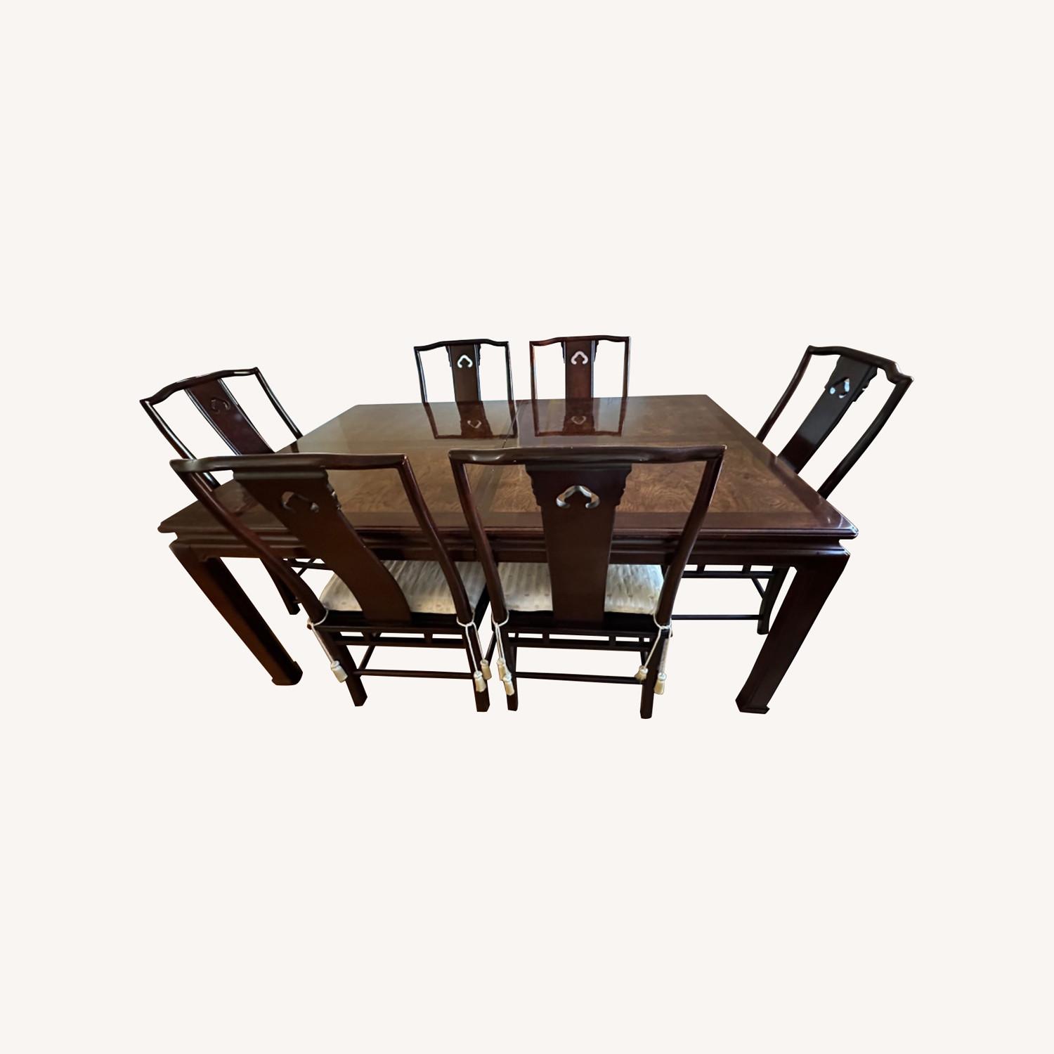 Vintage Solid Wood Dining set - AptDeco