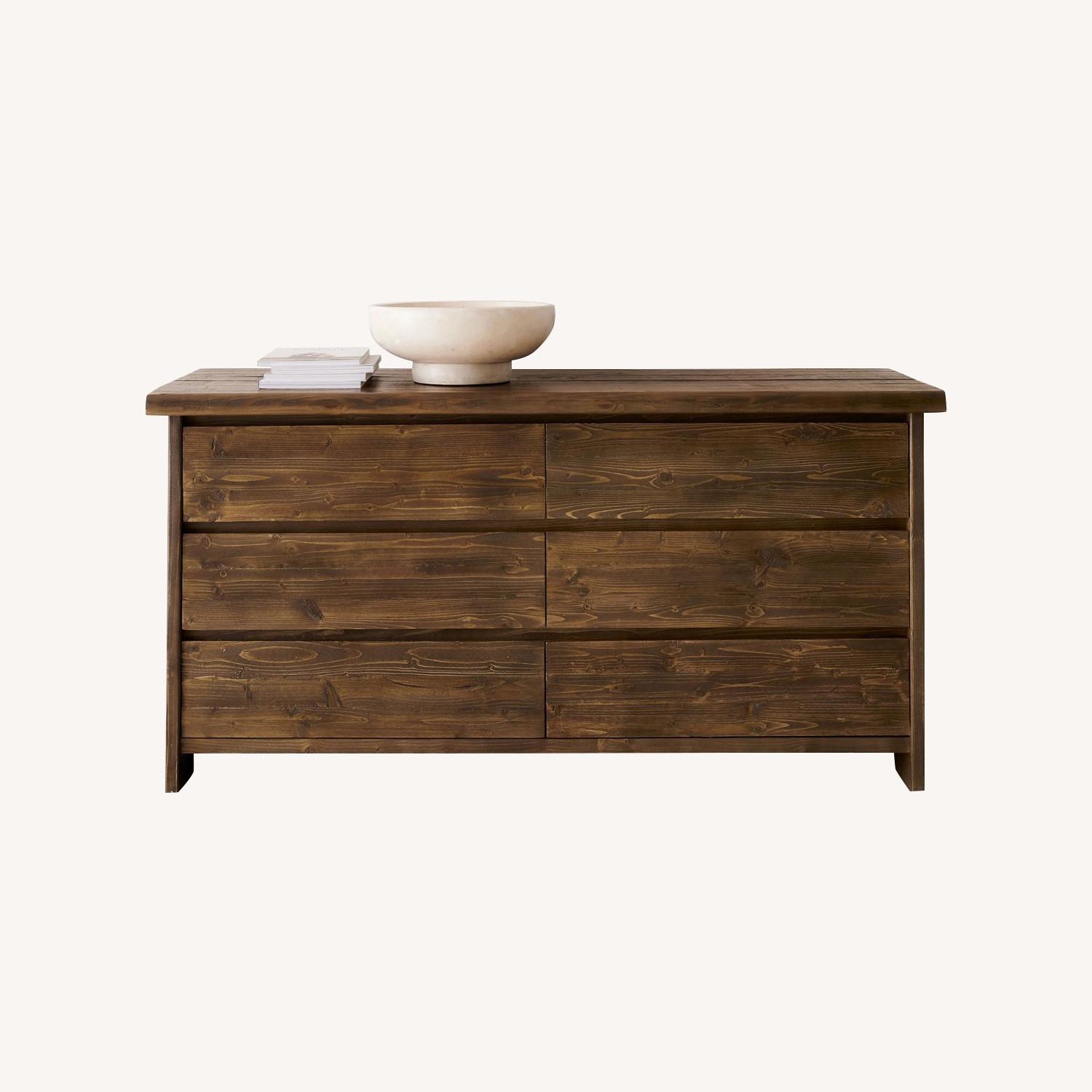 Pottery Barn North Reclaimed Wood 6-Drawer Dresser - image-0