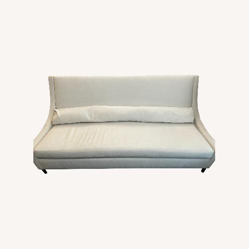 Used ROOM Vintage Low Arm White Sofa W Queen Sofabed for sale on AptDeco
