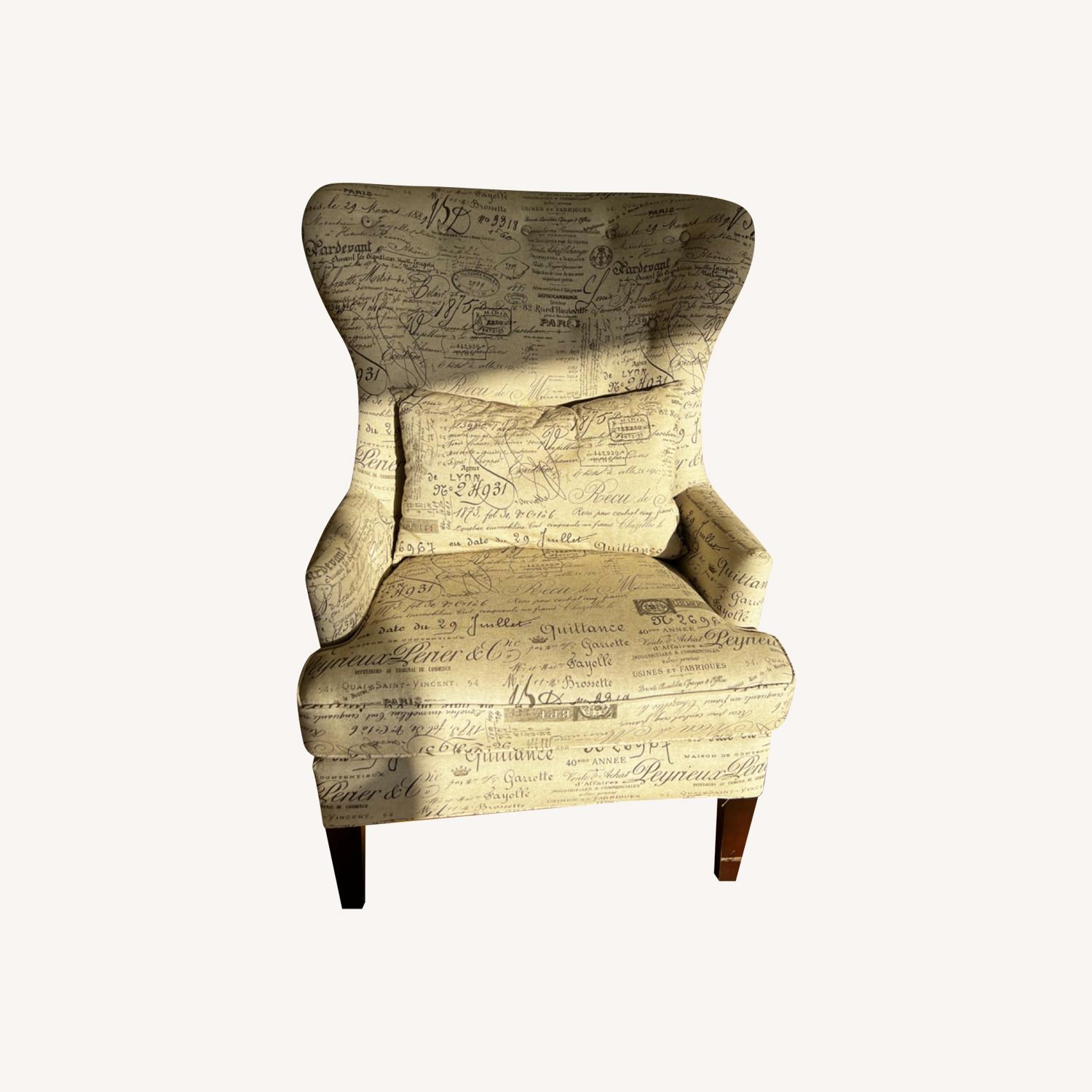 French Wingback Chair - image-0