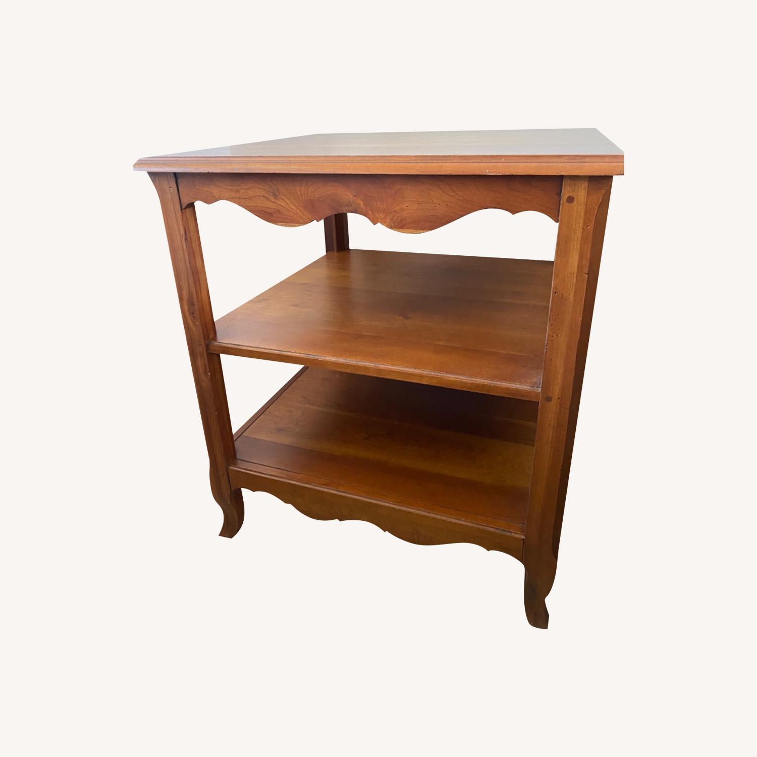 Set of Ethan Allen 3 Tier End Table Stand - image-0