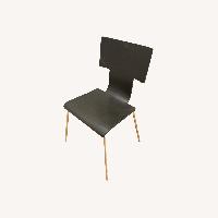 West Elm T Chair in Chocolate Brown