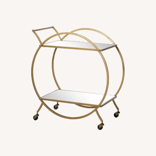 Used Wayfair Bray Metal Bar Cart for sale on AptDeco