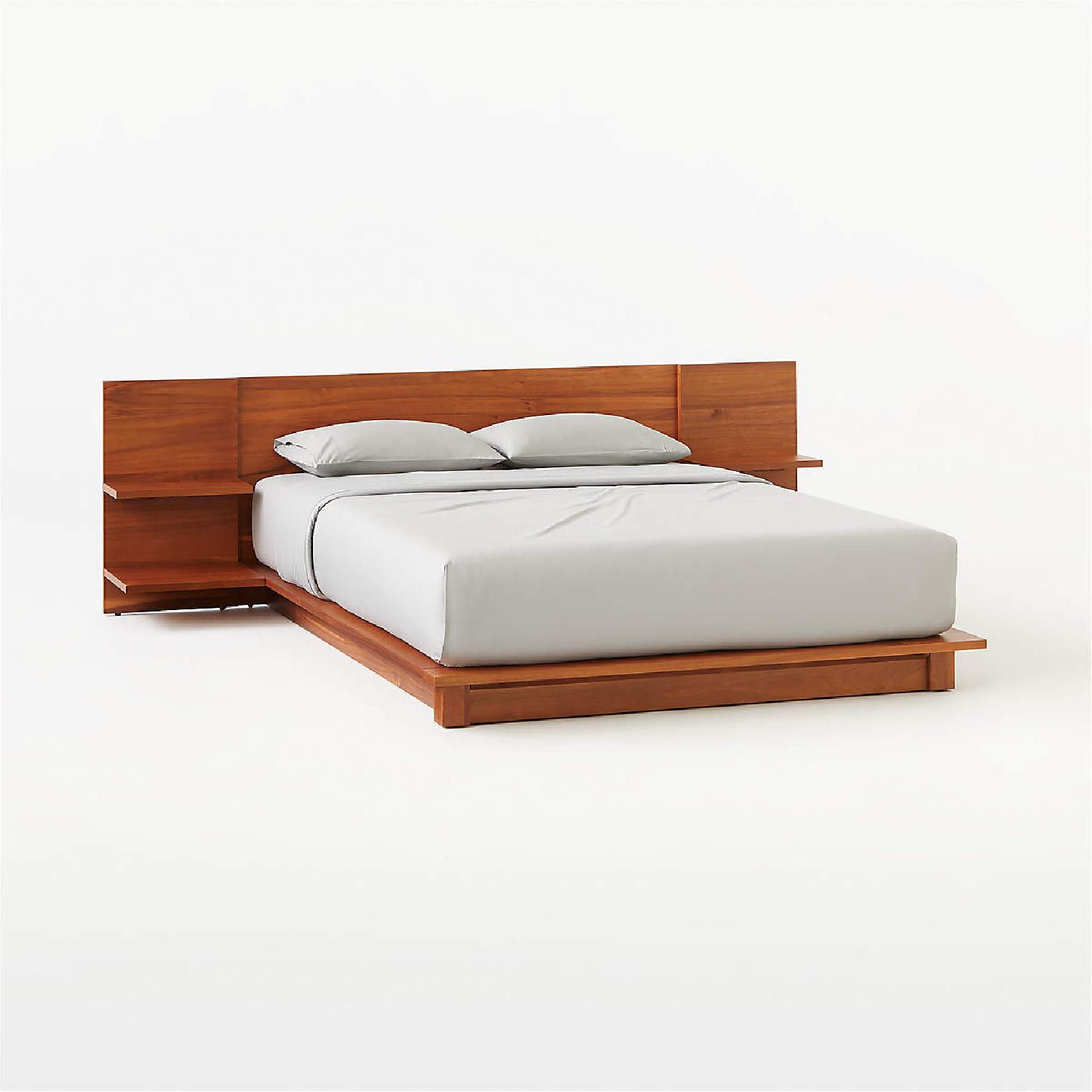 CB2 Andes Acacia Wood Platform Bed - Queen - image-4
