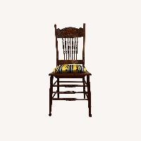 Antique American Country Wooden Chair