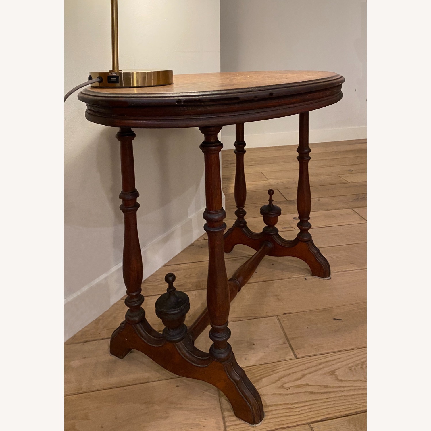 Antique Wooden Console Side Accent Table - image-8