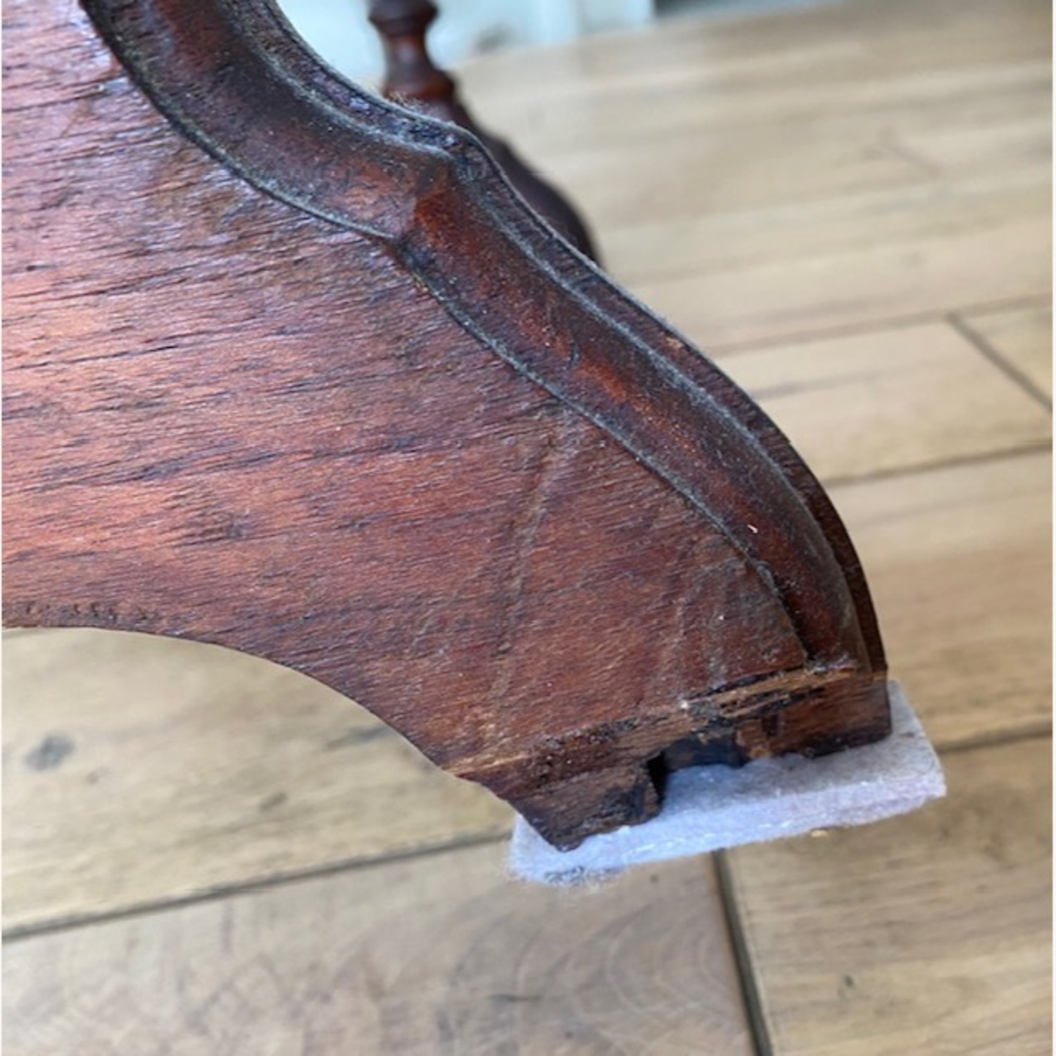 Antique Wooden Console Side Accent Table - image-9